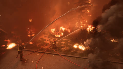 Firefighters Code Red gameplay screenshot 4 — realistic firefighting simulation