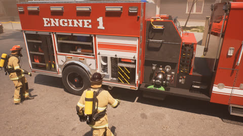 Firefighters Code Red gameplay screenshot 5 — realistic firefighting simulation
