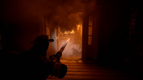 Firefighters Code Red gameplay screenshot 6 — realistic firefighting simulation