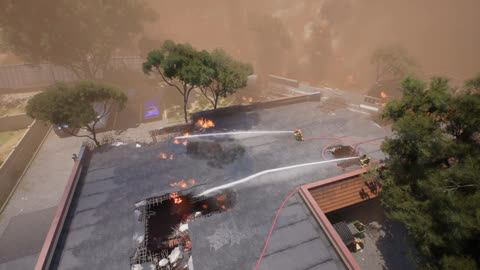 Firefighters Code Red gameplay screenshot 7 — realistic firefighting simulation