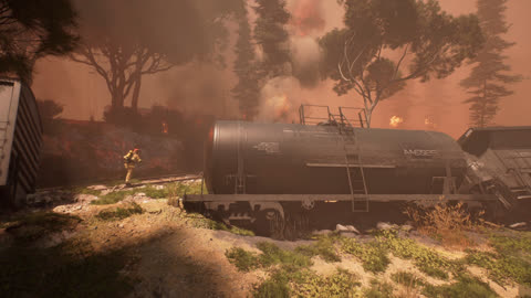 Firefighters Code Red gameplay screenshot 12 — realistic firefighting simulation